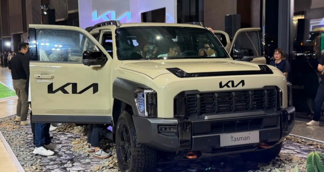 Bán tải Kia Tasman X-Pro lần đầu lộ diện công khai tại Việt Nam, kế hoạch mở bán vẫn còn bỏ ngỏ